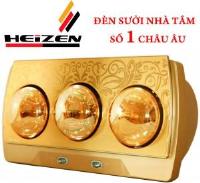 Đèn sưởi nhà tắm Heizen 3 bóng vàng (HE3B)
