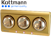 Đèn sưởi nhà tắm Kottmann 3 bóng K3BY